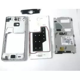 Крышка с корпусом, пластиковыми толкателями Sony Xperia ZR C5502 Белый:SHOP.IT-PC