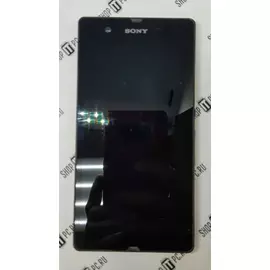 Дисплей + Тачскрин Sony Xperia Z (C6602/C6603) черный в черной рамке(б/у):SHOP.IT-PC