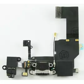 Шлейф на системный разъем iPhone 5С черный:SHOP.IT-PC
