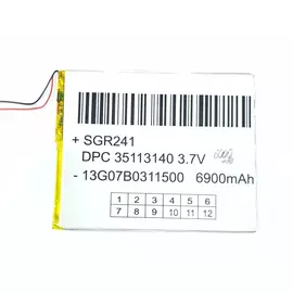 АКБ универсальная 3,7V 6000 mAh 139mm x 103mm:SHOP.IT-PC