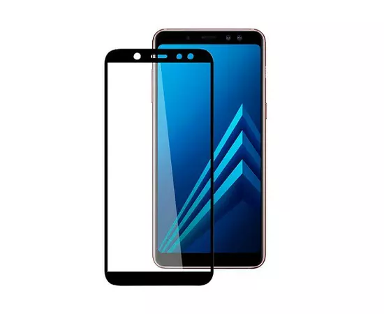 Защитное стекло Samsung A605F Galaxy A6+ (2018)/J810F Galaxy J8 (2018) 3D Full черное:SHOP.IT-PC