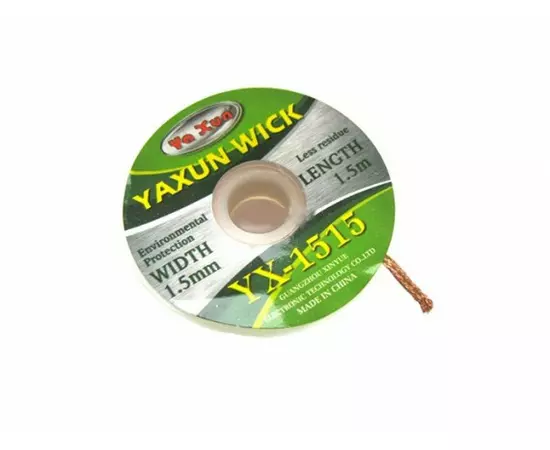 Оплётка для удаления припоя Ya Xun YX-1515 (1,5мм*1,5м):SHOP.IT-PC