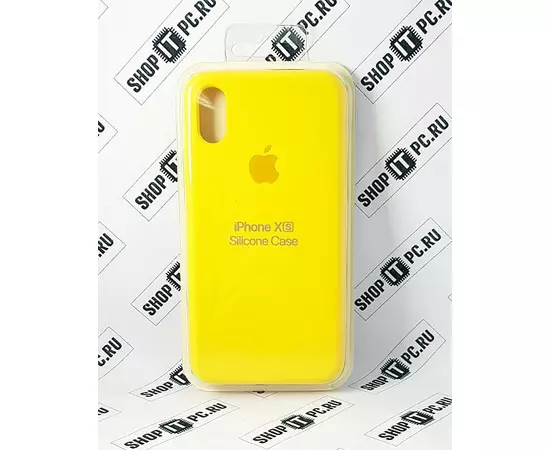 Чехол iPhone X / XS Silicone Case (желтый):SHOP.IT-PC