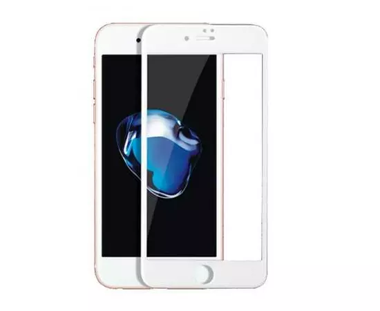 Защитное стекло 3D iPhone 7 Plus, 8 Plus белое:SHOP.IT-PC