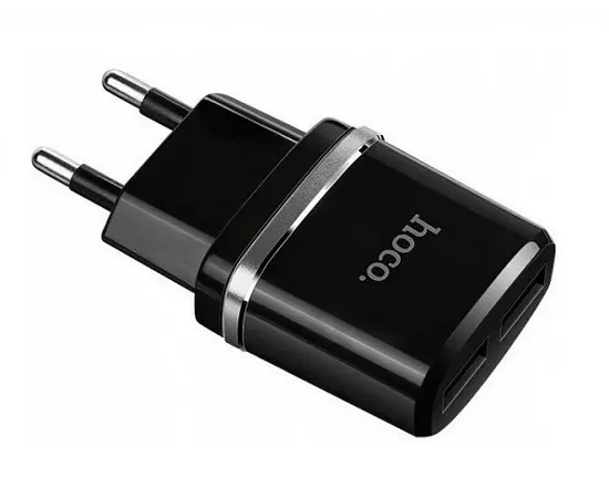 Зарядное устройство 2USB Hoco C12, 2,4 A черный:SHOP.IT-PC