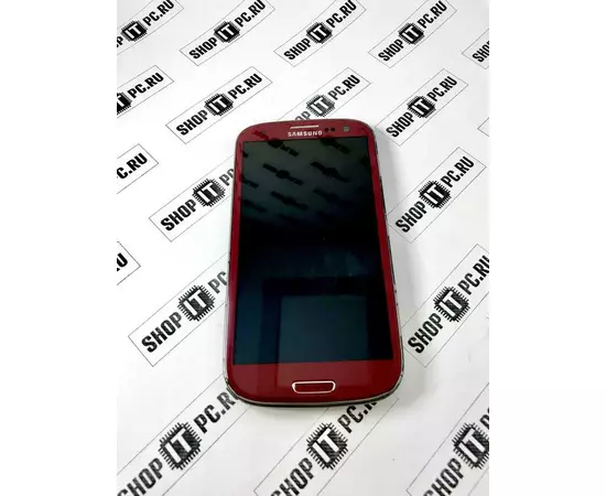 Дисплей + Тачскрин в рамке Samsung Galaxy S III GT-I9300 красный:SHOP.IT-PC