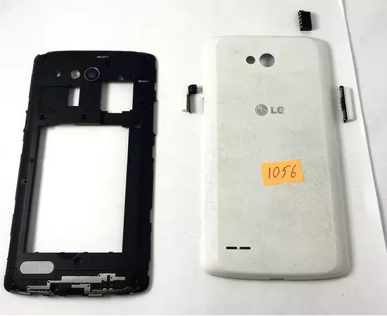 Корпус + Задняя крышка + пластиковые толкатели LG D380 L80 Белый:SHOP.IT-PC