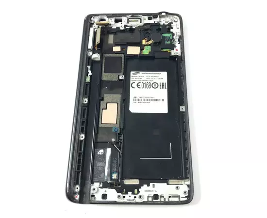 Дисплейный + тачскрин в рамке Samsung SM-N915F Note Edge серый:SHOP.IT-PC