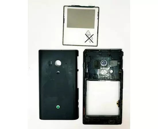 Корпус с крышкой Sony XPERIA acroS LT26w черный:SHOP.IT-PC