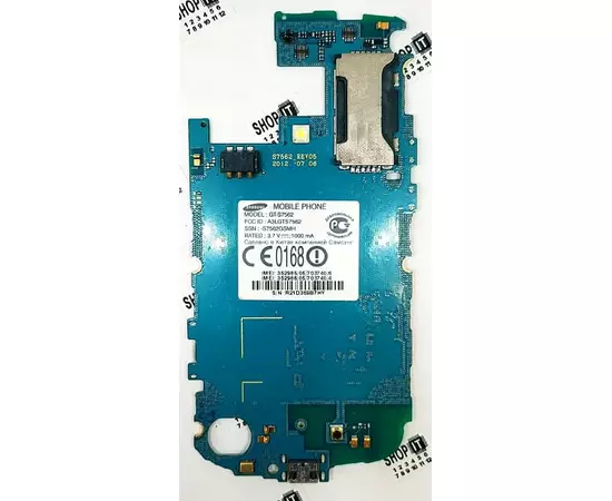 Системная плата Samsung Galaxy S Duos GT-S7562 (на распайку):SHOP.IT-PC