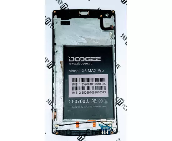 Дисплей + тачскрин в рамке Doogee X5 Max Pro черный:SHOP.IT-PC