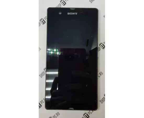 Дисплей + Тачскрин Sony Xperia Z (C6602/C6603) черный в черной рамке(б/у):SHOP.IT-PC
