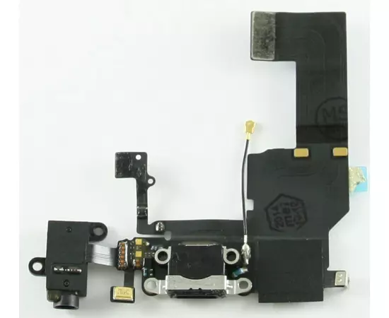 Шлейф на системный разъем iPhone 5С черный:SHOP.IT-PC