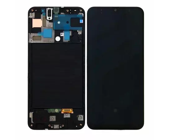 Дисплей + тачскрин Samsung A505F Galaxy A50 черный 100% в рамке:SHOP.IT-PC
