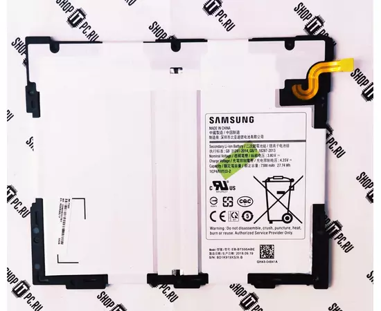 АКБ для Samsung Galaxy Tab A 10.5 LTE (SM-T595) Orig.:SHOP.IT-PC