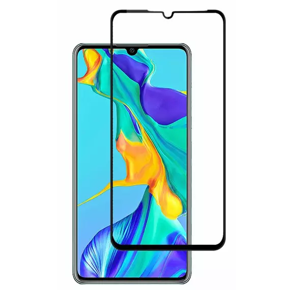 Защитное стекло Huawei P30 Lite черный:SHOP.IT-PC