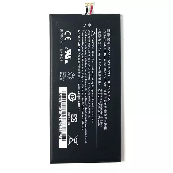 АКБ Acer Iconia Tab 7 3,7V 3000 mAh 61mm x 122mm:SHOP.IT-PC