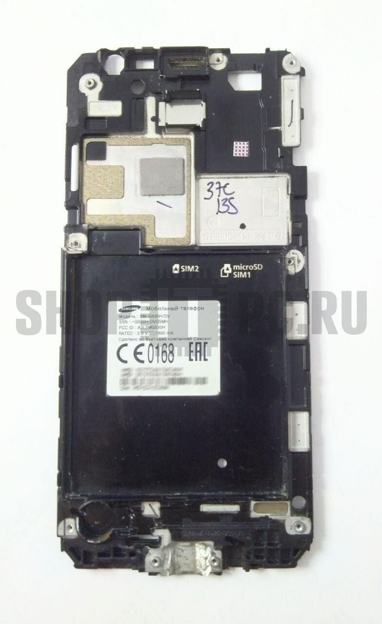 Средняя часть корпуса Samsung Galaxy Grand Prime SM-G530H : Samsung :  Корпуса, крышки